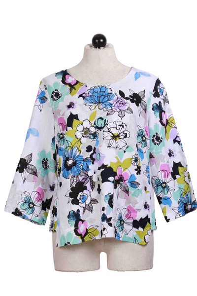 French Floral Side Step Top by Liv by Habitat