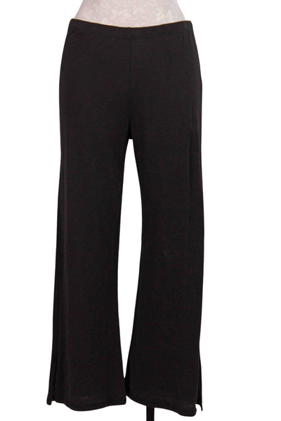Black colored The Everywhere Crop Pant by Habitat