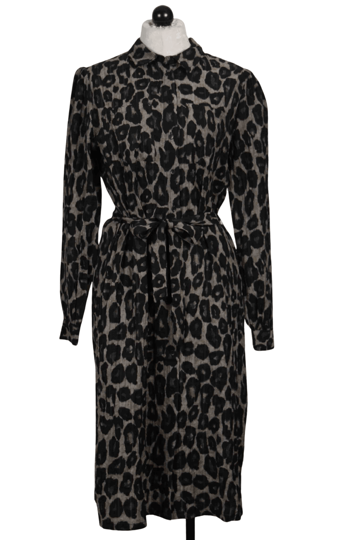 Corina Leopard Shirt Dress by Yest