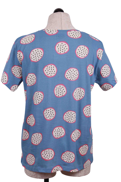 back view of Cotton Tee by Compania Fantastica with a fun Pitaya Dot Print
