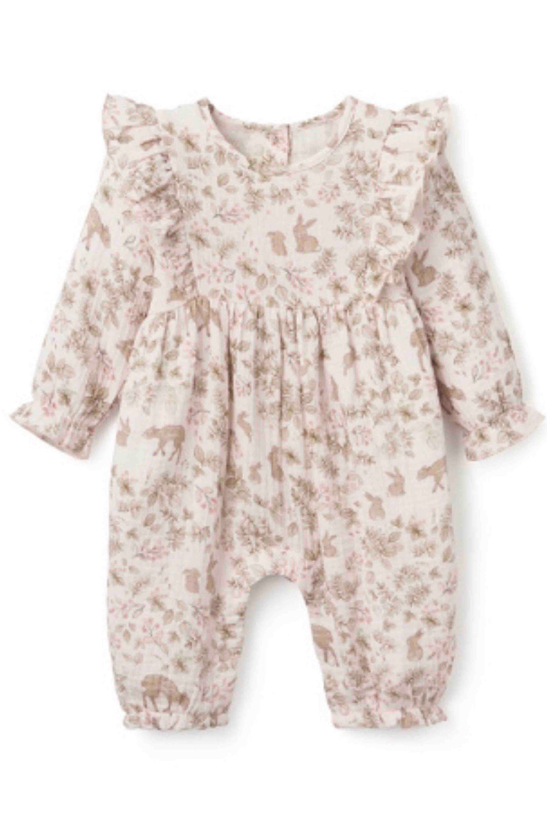 Bunny Print Jumpsuit by Elegant Baby