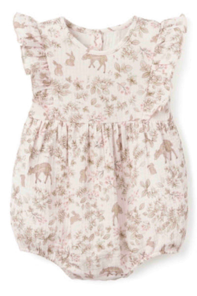 Bunny Woodland Bubble Romper by Elegant Baby