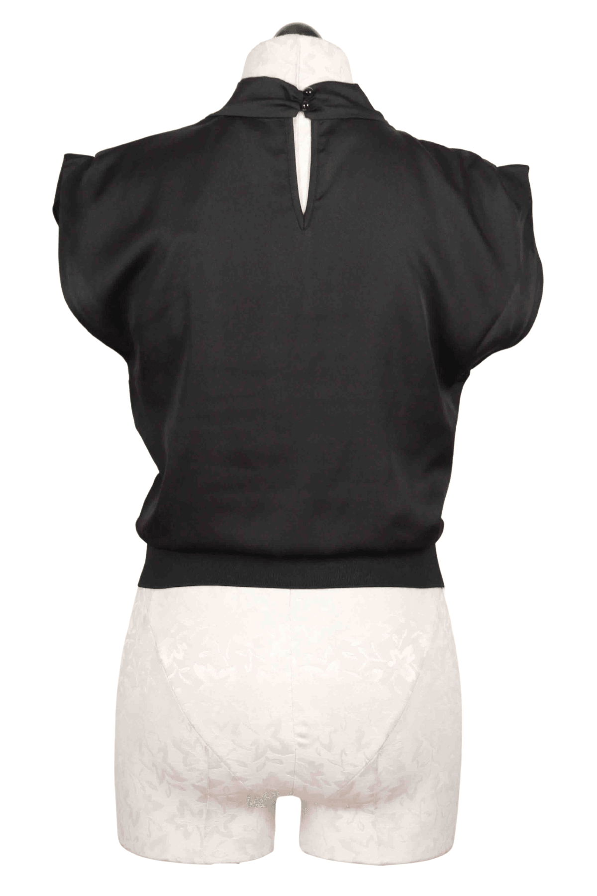 back view of black Hara Top by Heartloom