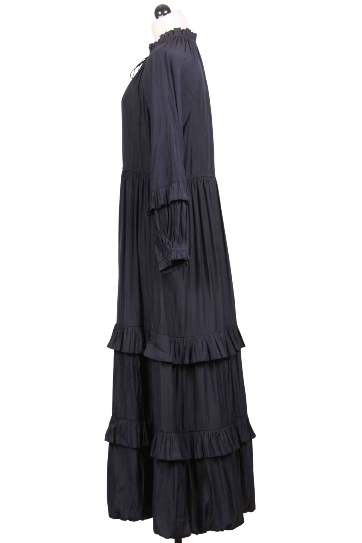 side view of Midnight Cove Maxi Dress by Marie Oliver