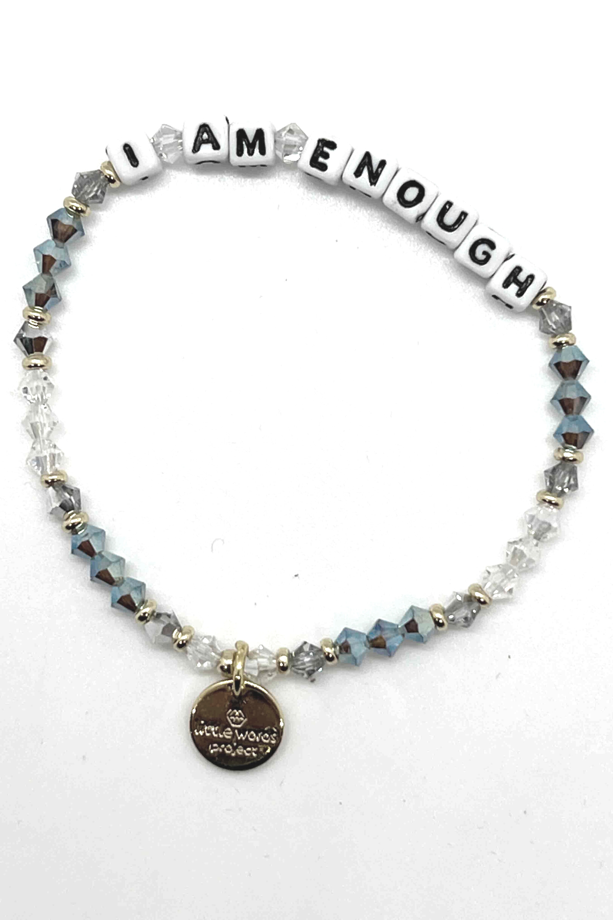 I am Enough Crystal Word Bracelets by Little Words Project