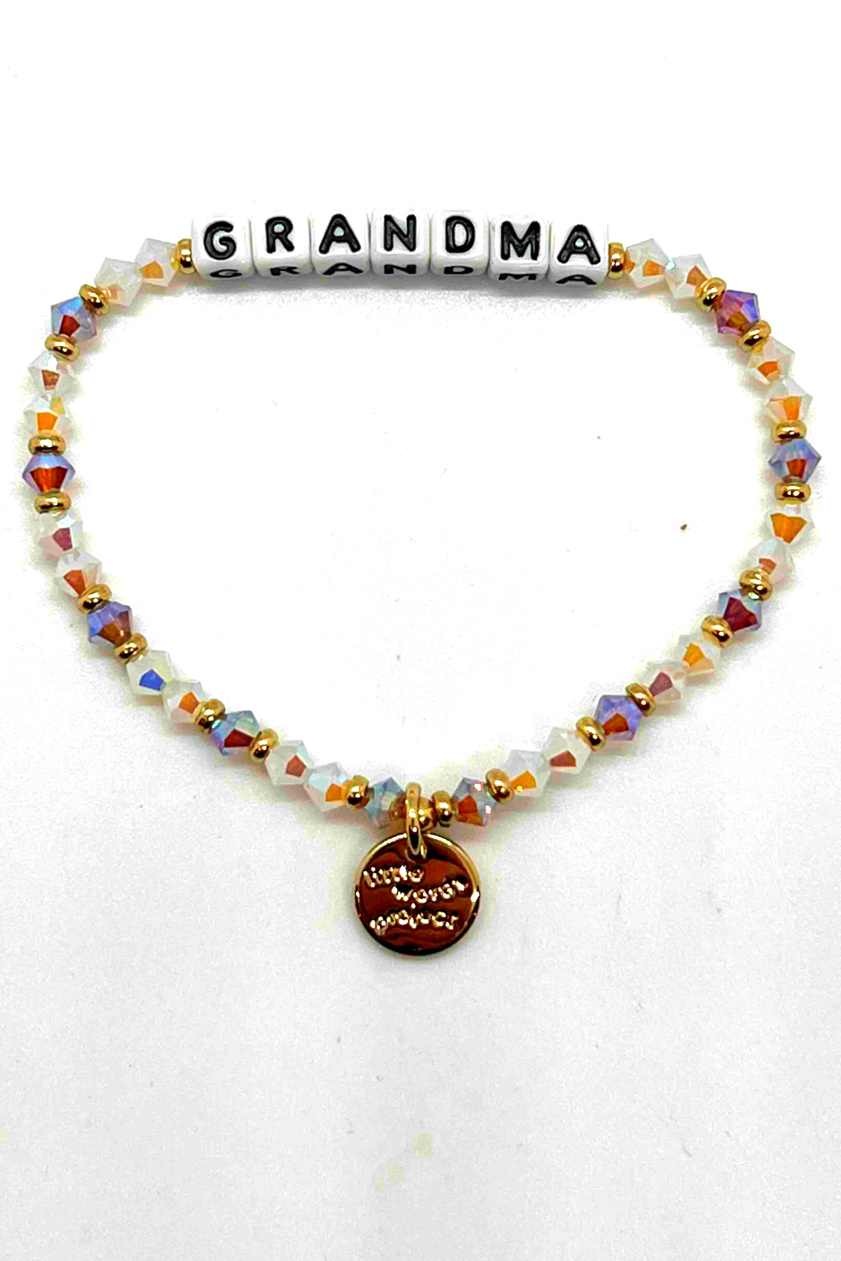 Grandma Crystal Word Bracelets by Little Words Project