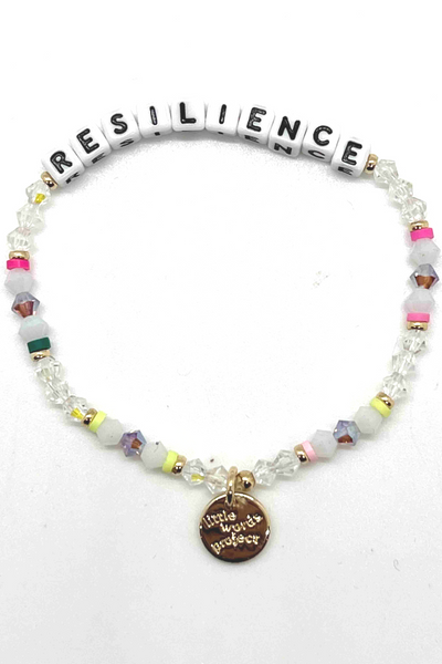 Resilience Crystal Word Bracelets by Little Words Project