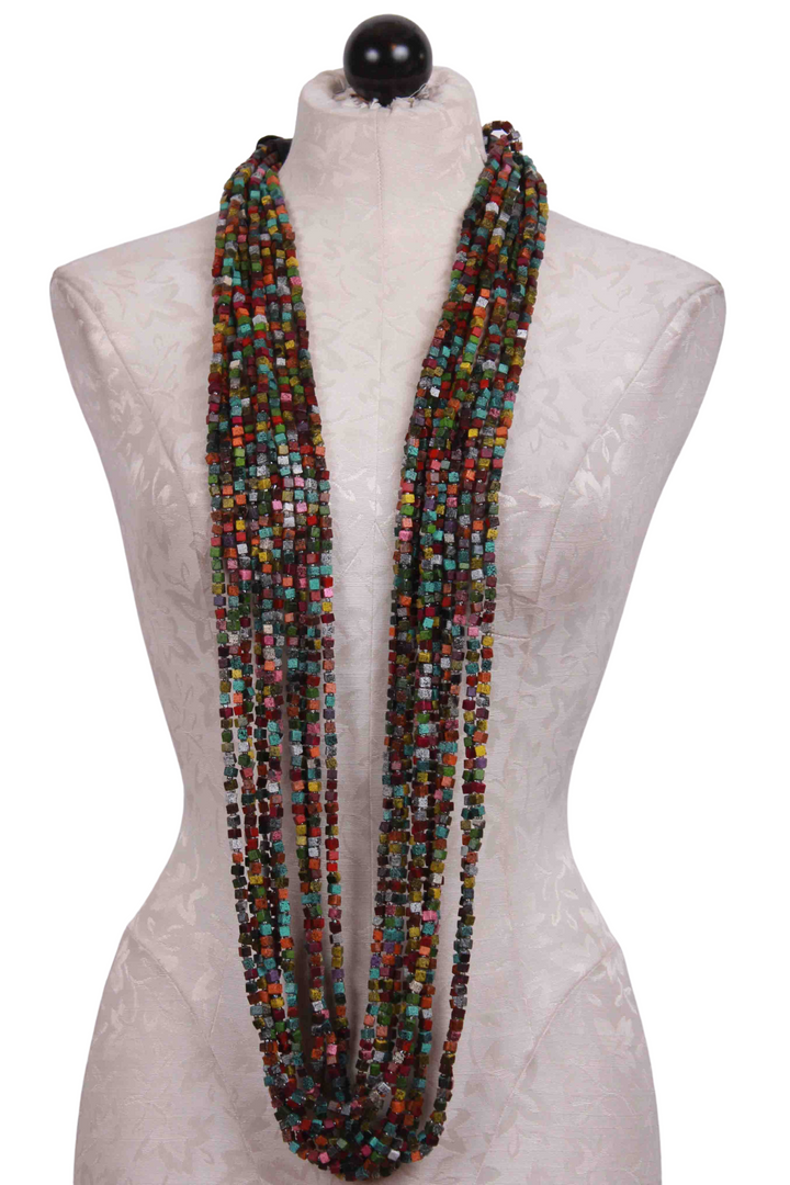 Multicolored NEXT Pashmina Necklace by Jianhui London