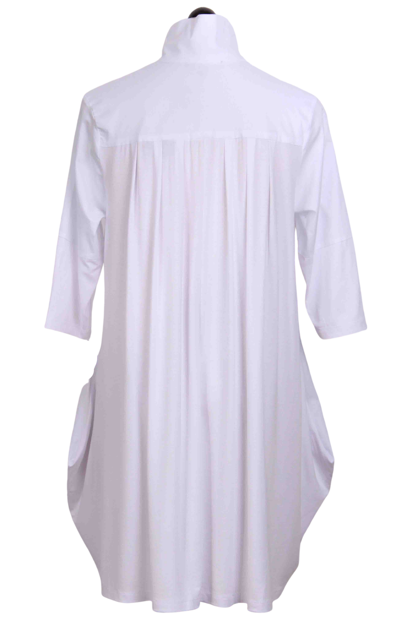 back view of white Piper Tunic by Kozan 
