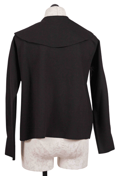 back view of Black Portrait Jacket by Planet