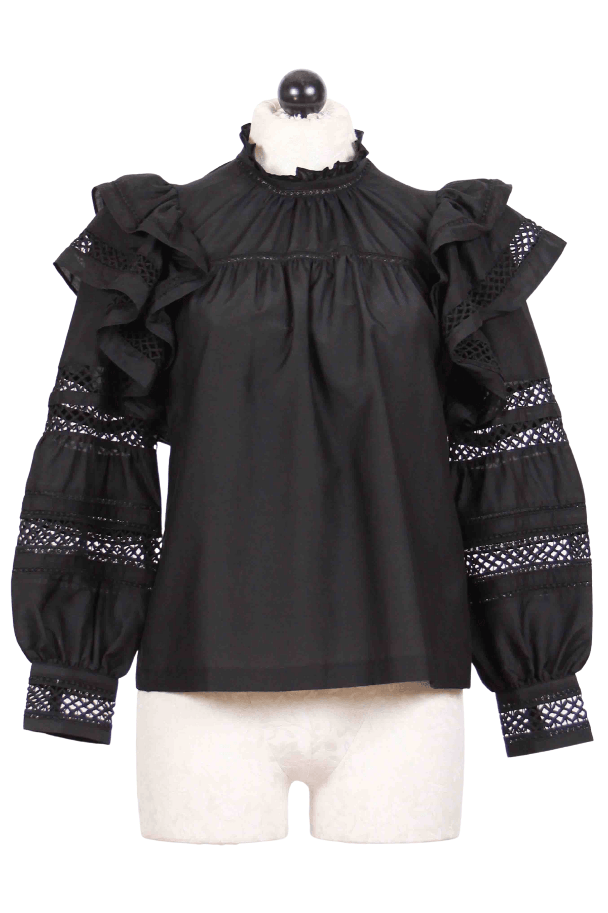 Black Que Blouse by Marie Oliver