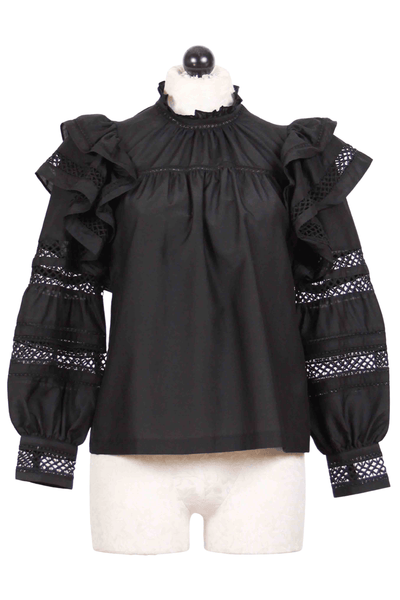 Black Que Blouse by Marie Oliver
