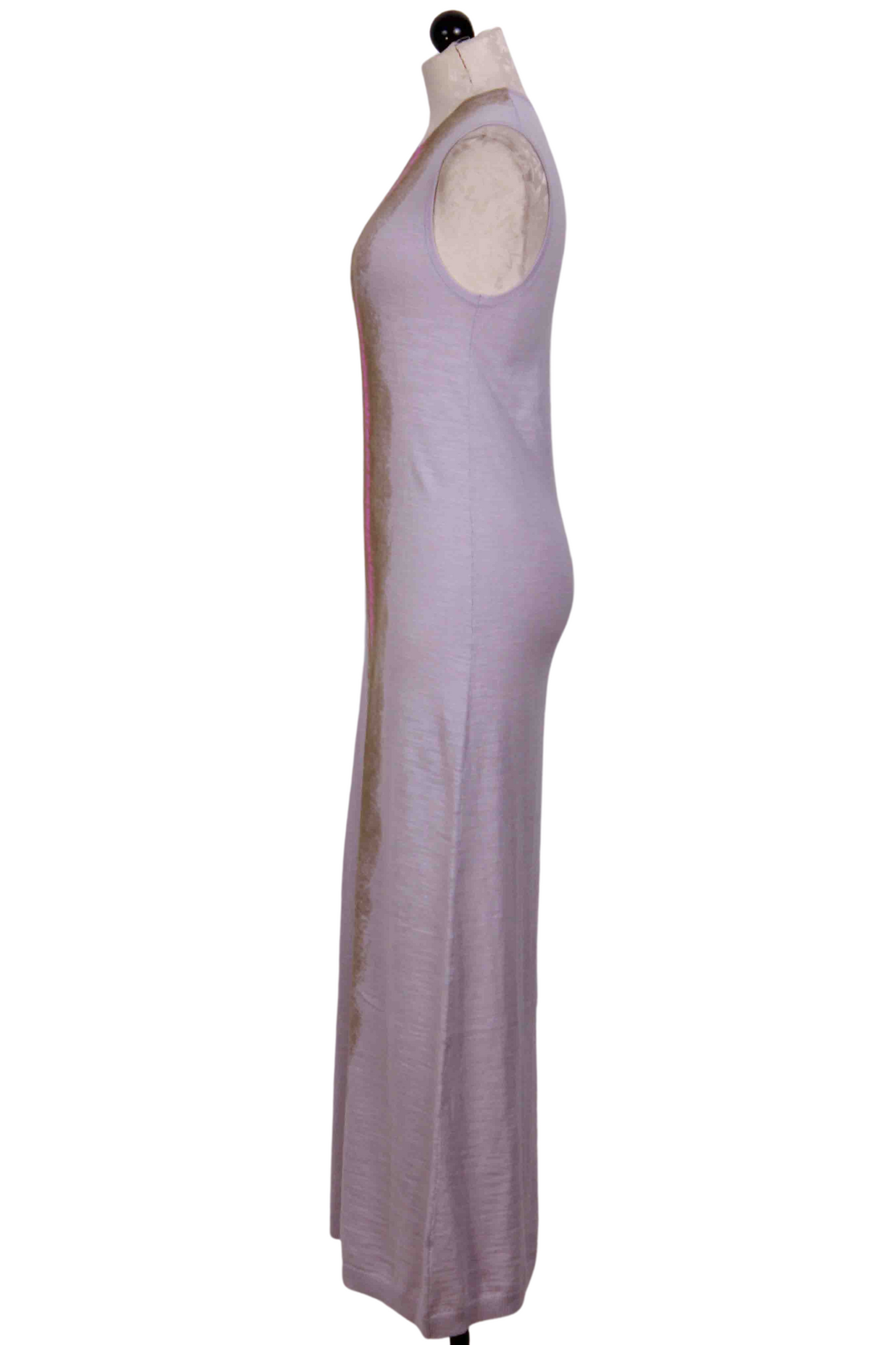 side view of Moonstone Sleeveless Cotton Upward Dress by Lisa Todd