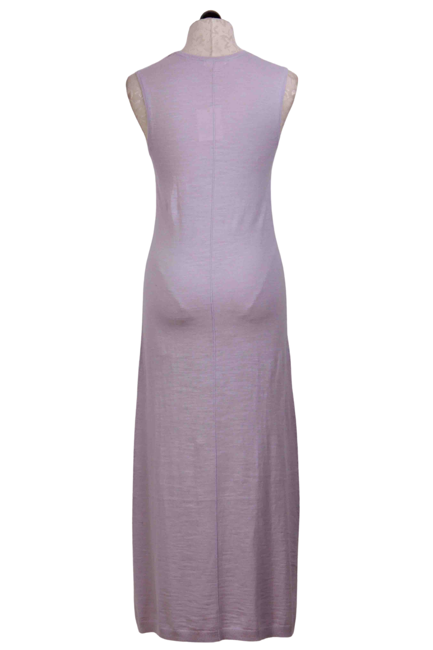 back view of Moonstone Sleeveless Cotton Upward Dress by Lisa Todd