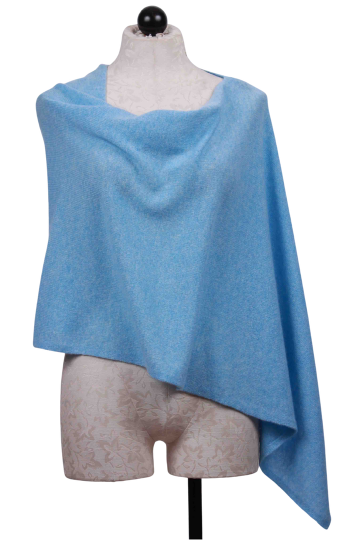 Sky Draped Cashmere Dress Topper by Alashan Cashmere