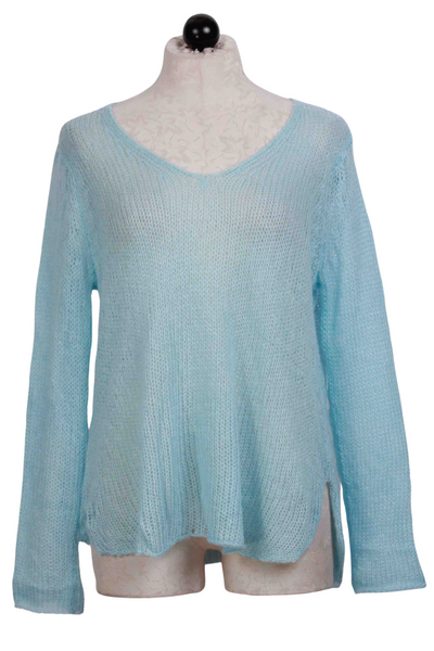 Lightweight V Neck Sweater by Wooden Ships in Sky