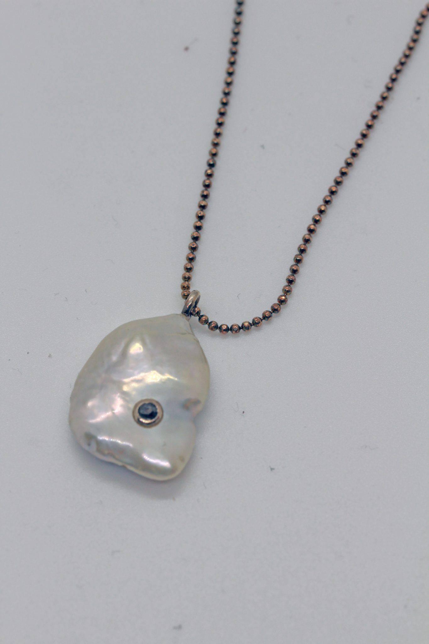 White Pearl Pendant Necklace Chan Luu Inspire Me